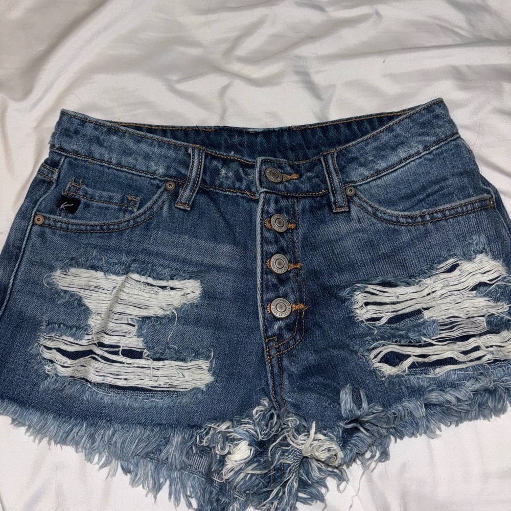 Denim shorts